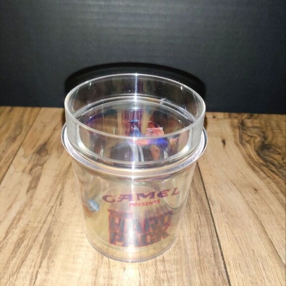 Joe Camel 1991 The Hard Pack Thermoserv Plastic Tumblers Glasses Cup - Picture 1 of 8